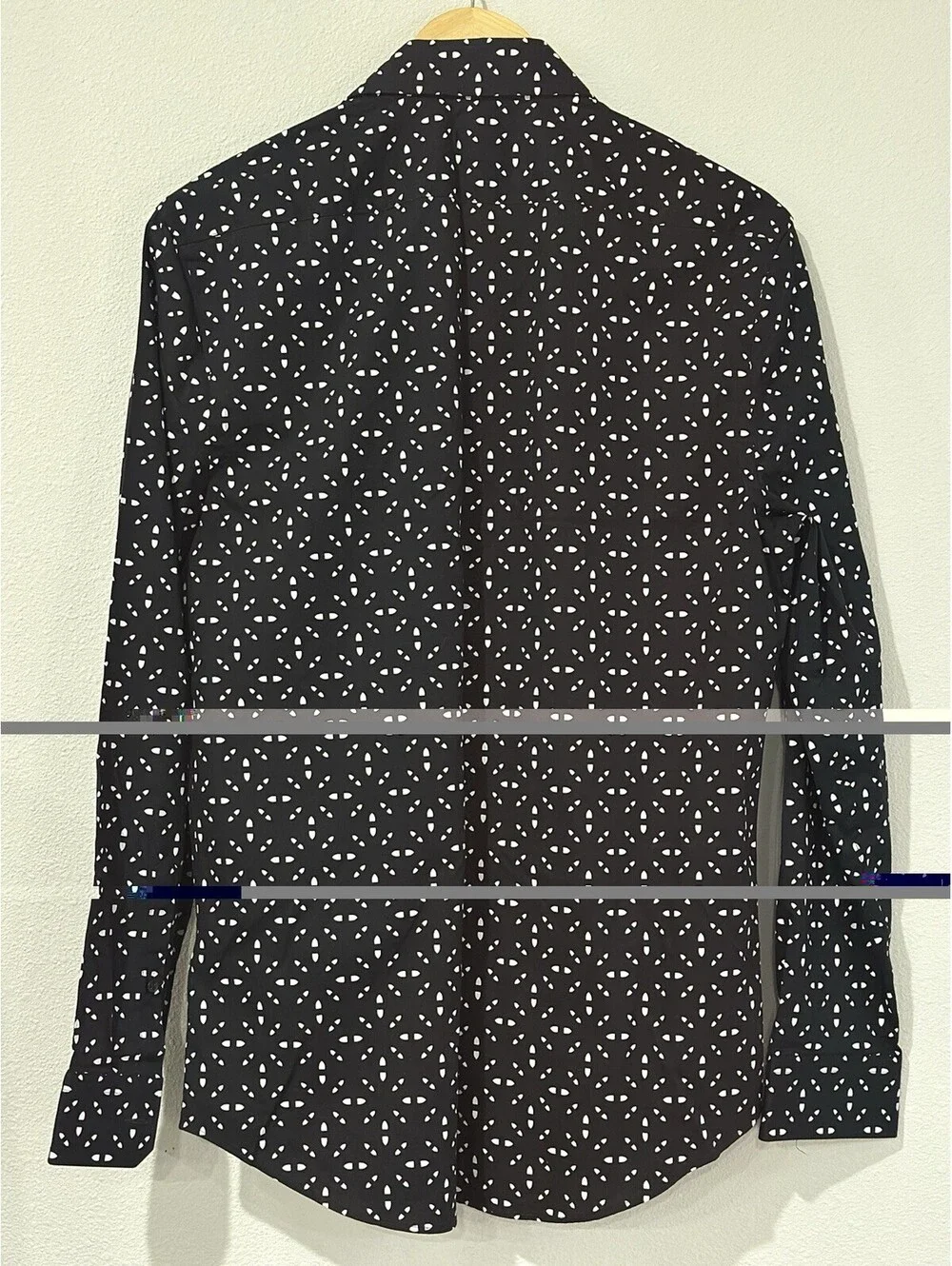 Express Slim Mix Dress Shirt Men’s Small Smart Casual  100% Cotton